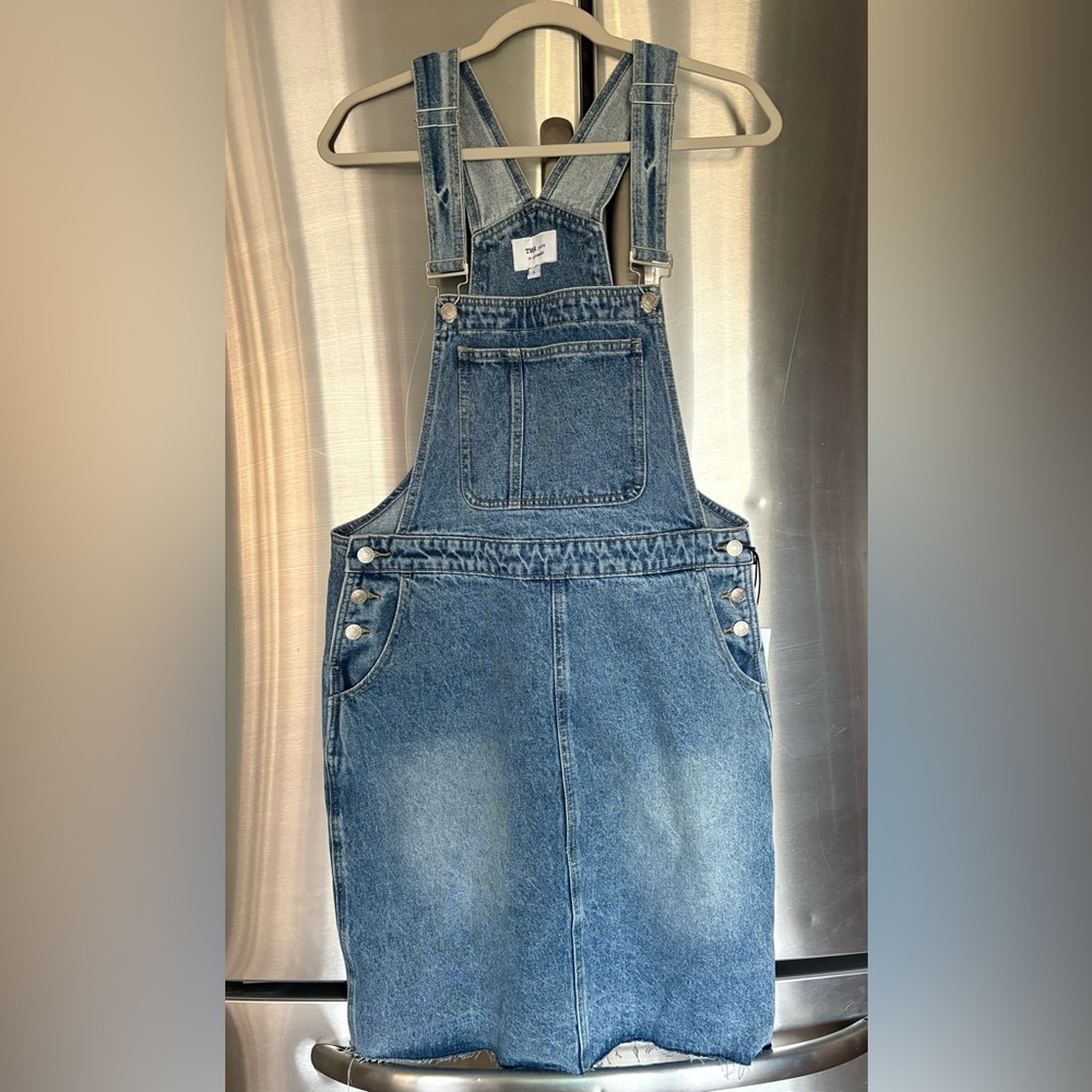 TNR Jeans Blue Denim Overall Dress NWTs!!